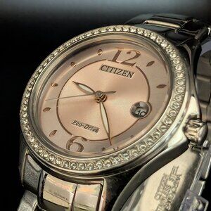 Citizen Silhouette Crystal Eco- Drive FE1140-86X  7" Band